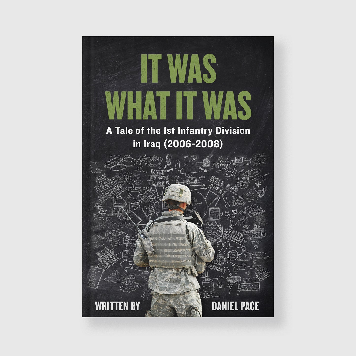 It Was What It Was — Paperback
It Was What It Was paperback book cover, firsthand Iraq War memoir by retired Green Beret Dan Pace during the Global War on Terror